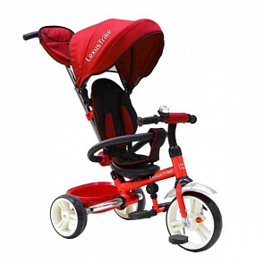 Трехколесный велосипед Lexus Trike с ручкой, регулируемая спинка (Lexus Trike, T300-REDsim)